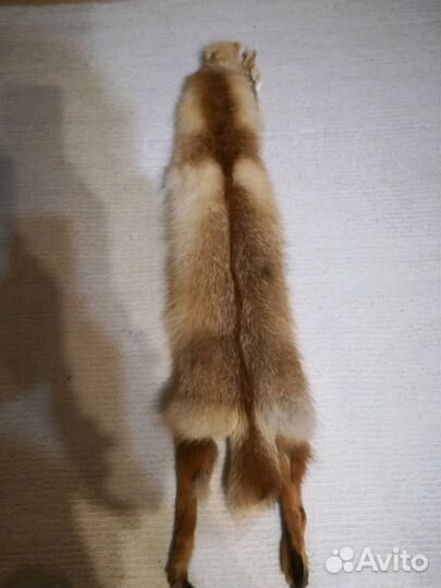 Шкура лисЫ, чернобурка,выделанная