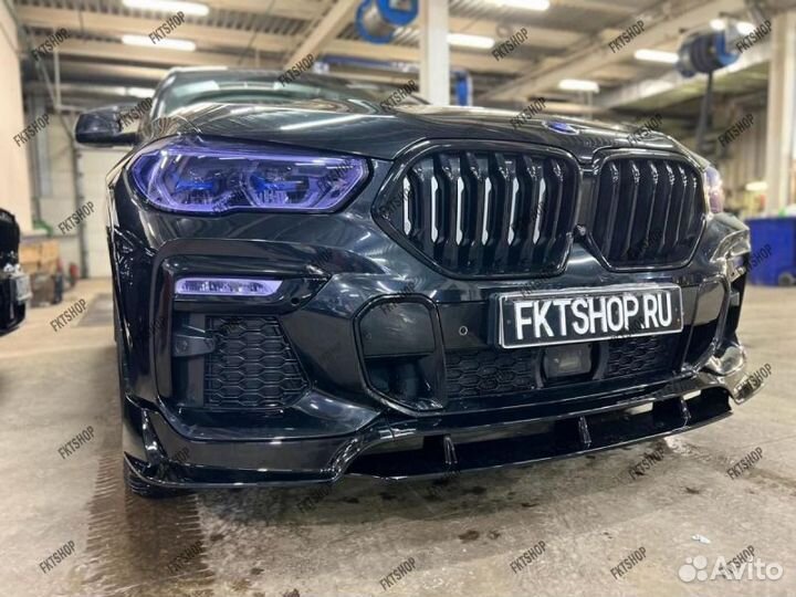 BMW X6 G06 Губа передняя Storm 2