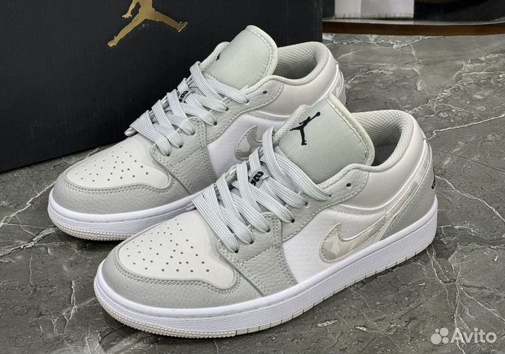 Nike Air Jordan 1 Low White Camo