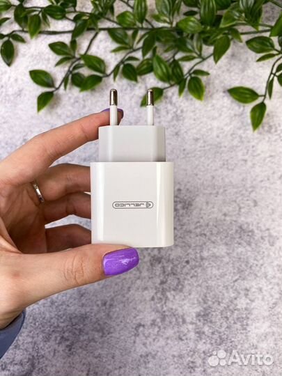 Блок быстрой зарядки Jellico,20w, usb-c,для iPhone