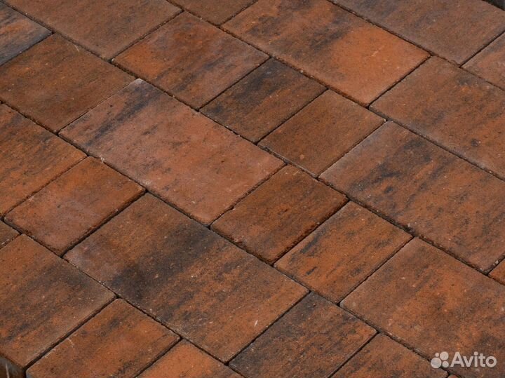 Тротуарная плитка / Брусчатка Новосибирск 80мм