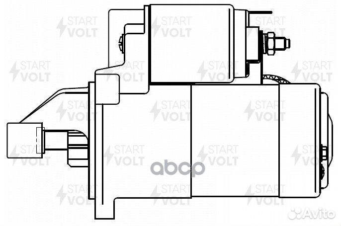 Стартер для а/м Great Wall Hover H3 09- 2.0i/Ho