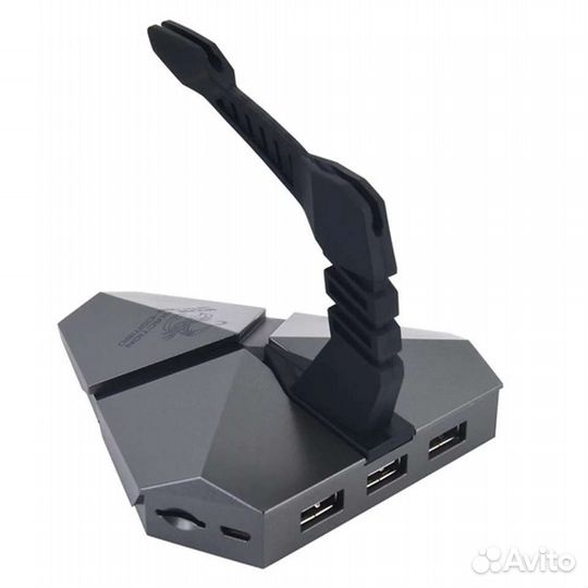 USB хаб + Держатель для провода мыши