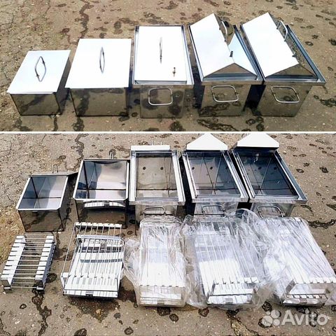 Коптильня горячего копчения из нержавейки