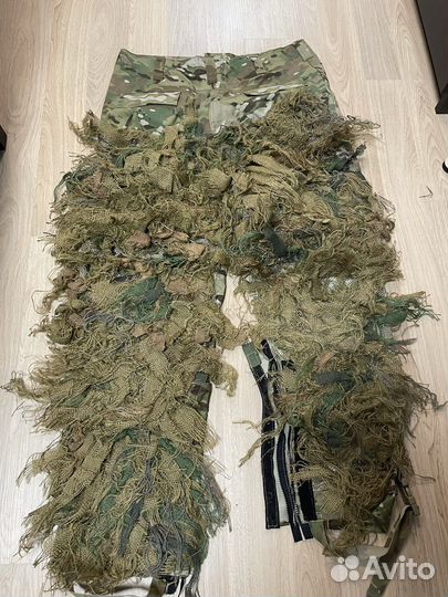 Маскировочный костюм (гилли), краски для ткани