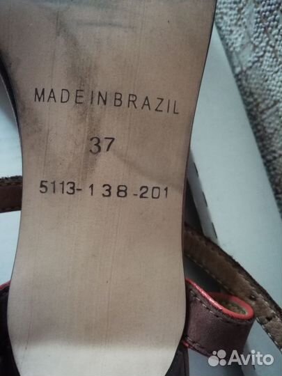 Босоножки женские 37 размер натуральная кожа