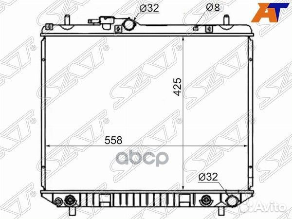 Радиатор Daihatsu Terios 97-06 / Terios Kid 98