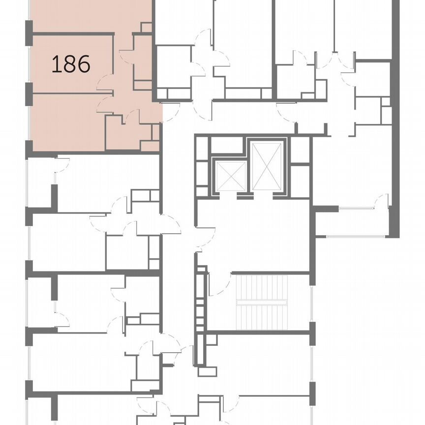 2-к. квартира, 54,9 м², 3/10 эт.