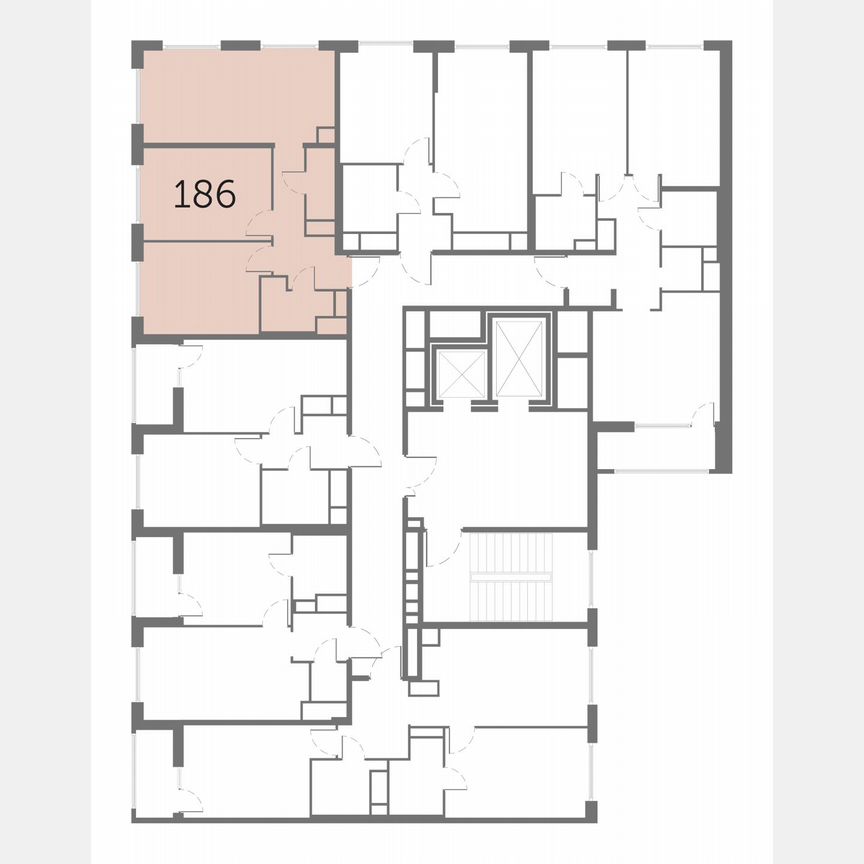 2-к. квартира, 54,9 м², 3/10 эт.