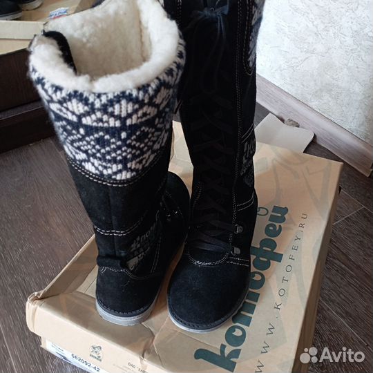 Сапоги зимнии на девочку 33