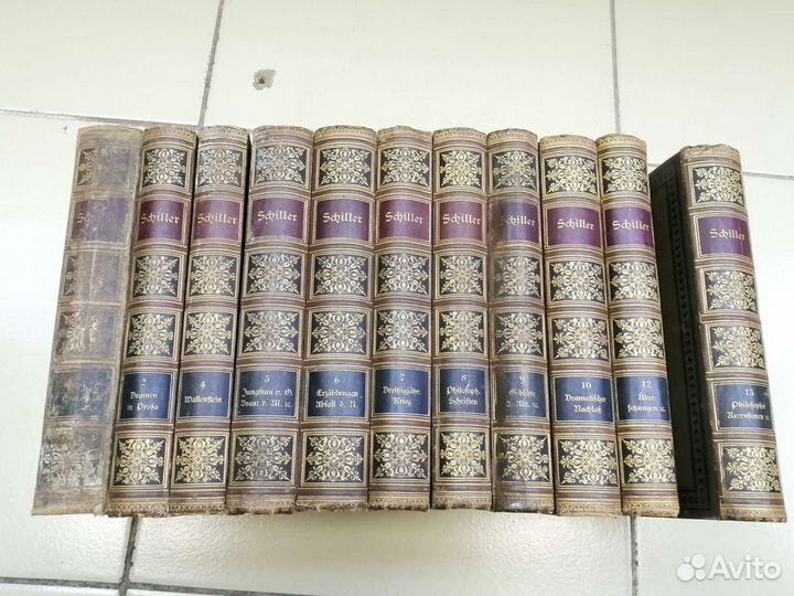 Старые книги 11 шт, 1896 на немецком 