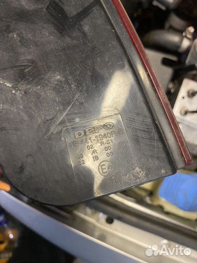 Фонарь задний левый VW Passat B5+ седан