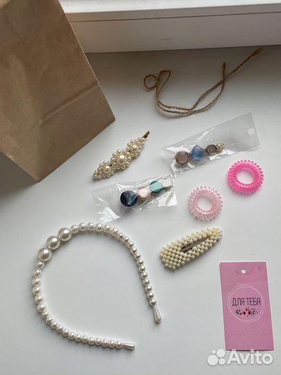 Заколки, ободок