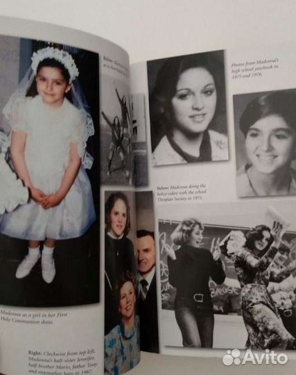 Книга на английском языке биография Мадонны