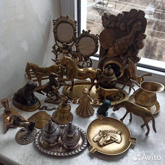 Бронзовые статуэтки винтаж