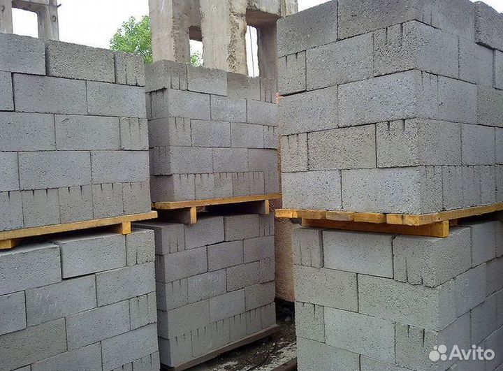 Керамзитобетонный блок