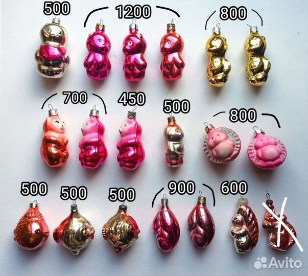 Советские Новогодние игрушки