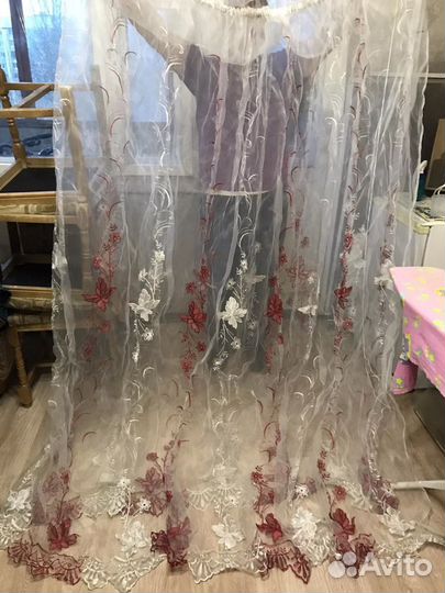 Шторы тюль ткань