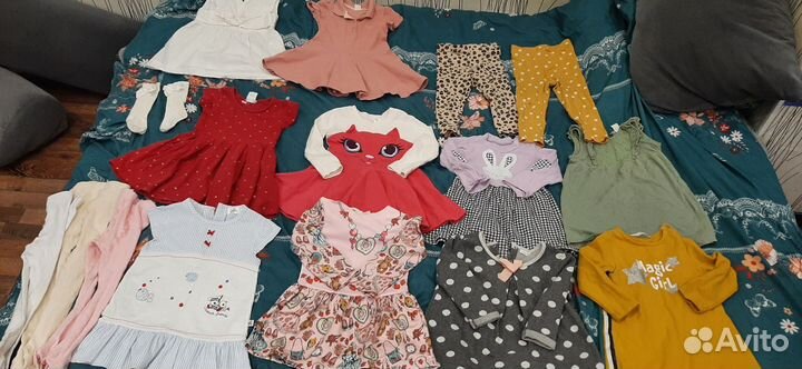 Платья пакетом для девочки 86 92