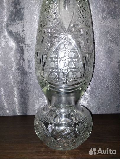 Ваза хрустальная