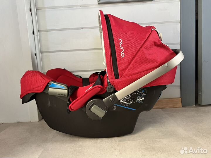 Автокресло nuna pipa + isofix+ переходники