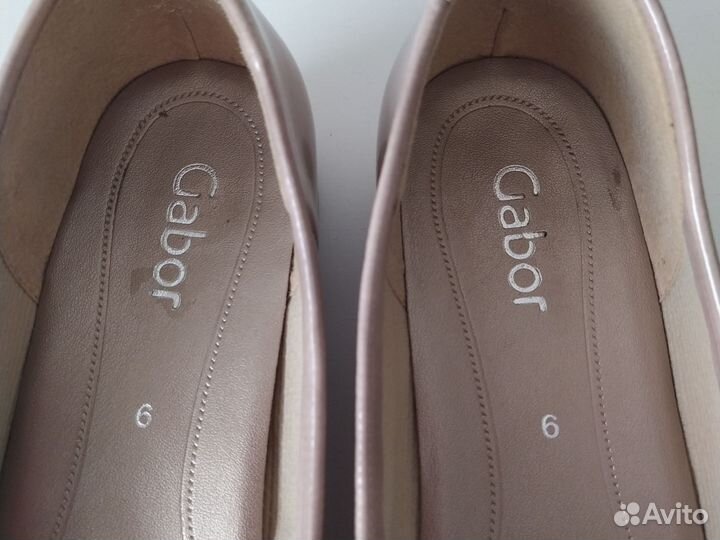 Балетки gabor лакированные 38,5