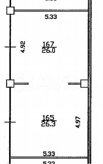 Торговая площадь, 52.3 м²