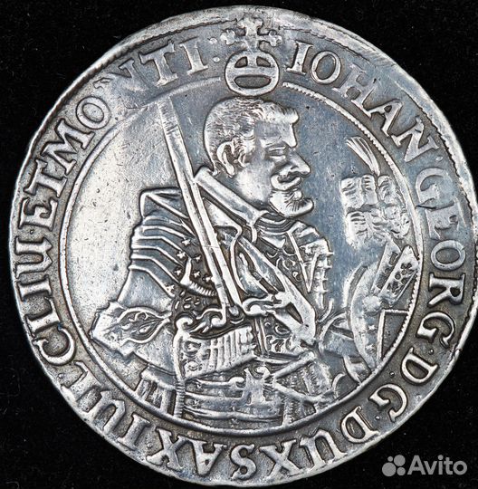 1 талер 1637 года. Саксония. Иоганн Георг I