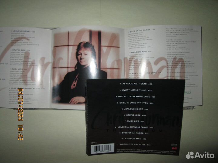 CD новый chris norman The Album 1994 ex smokie pop