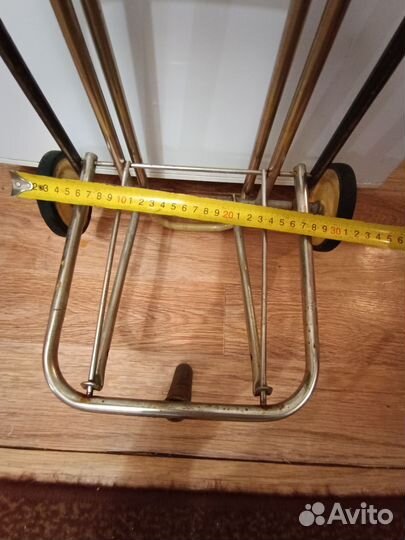 Тележка для сумки складная металлическая