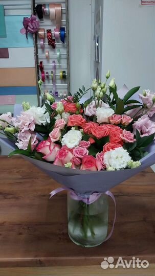 Живые цветы букеты