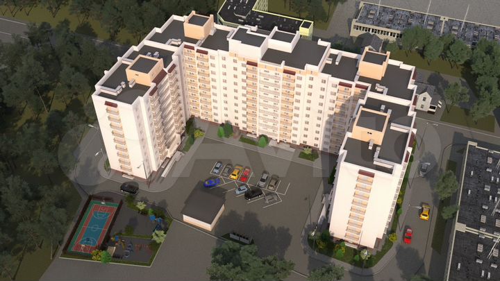 2-к. квартира, 56,2 м², 3/10 эт.
