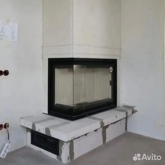 Каминная топка Экокамин Альфа 1000 два стекла