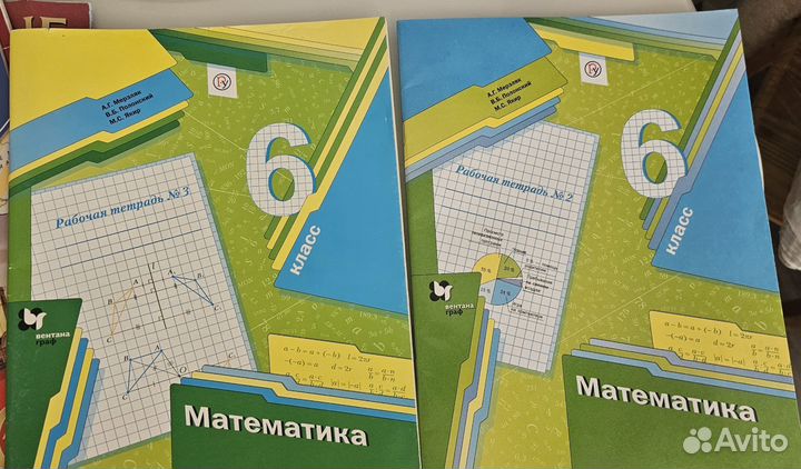 Рабоча тетрадь по математике 6 класс 2 и 3