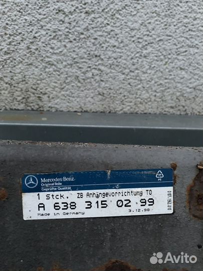 Установка фаркопа Mersedes