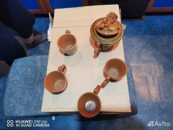 Набор глиняной посуды