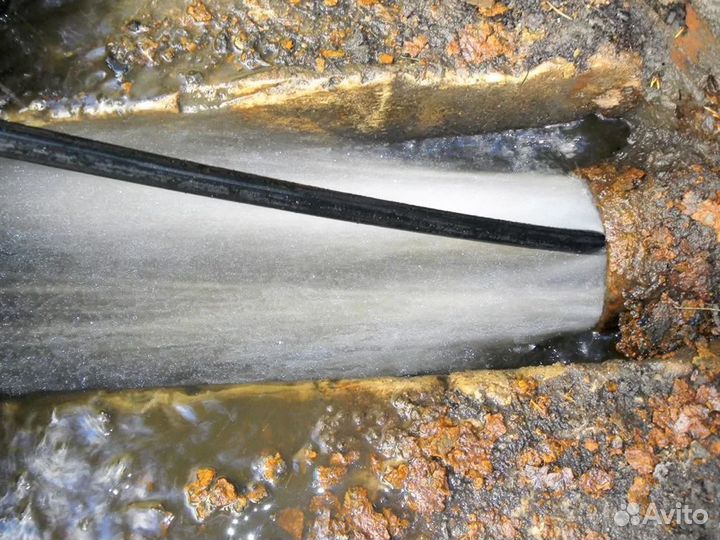 Прочистка труб ливневой канализации