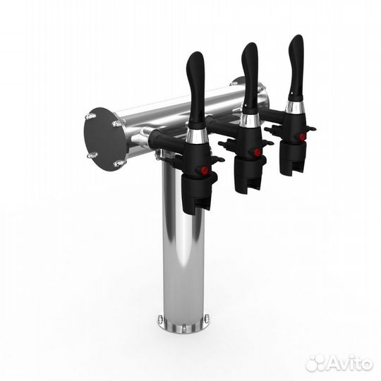 Пивные колонны Терра на 3 пеногасителя