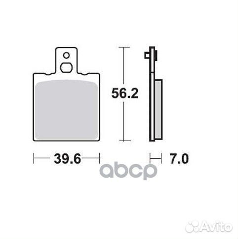 Колодки тормозные MCB75 TRW