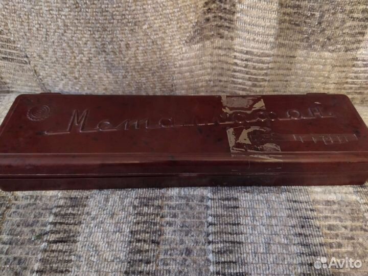 Детская игрушка металлофон СССР 60-х годов