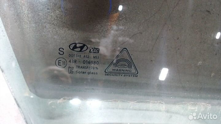Стекло боковой двери Hyundai Sonata 8 2019, 2020