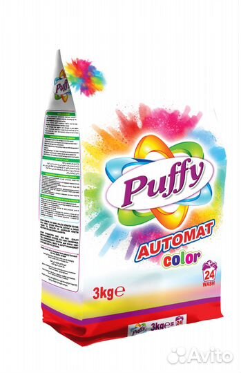 Puffy порошок для стирки автомат color 3 кг