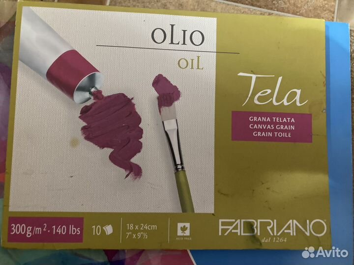 Бумага для масла, акрила и пастели