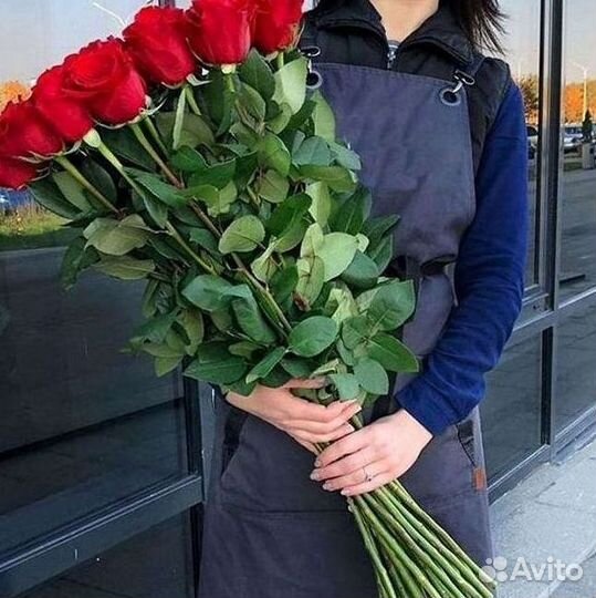 Высокие розы Доставка цветов