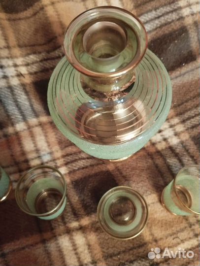 Графин с рюмками СССР