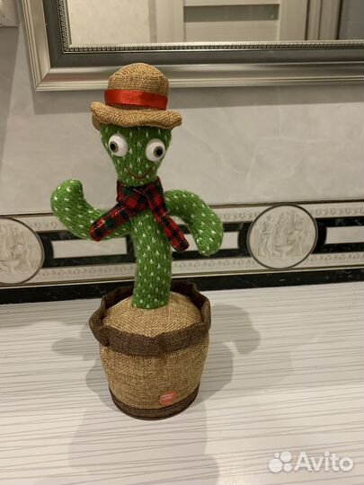Игрушка Кактус танцующий,музыкальный