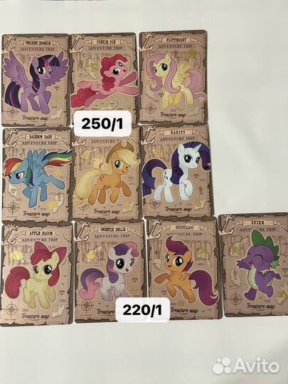 My Little Pony,карточки