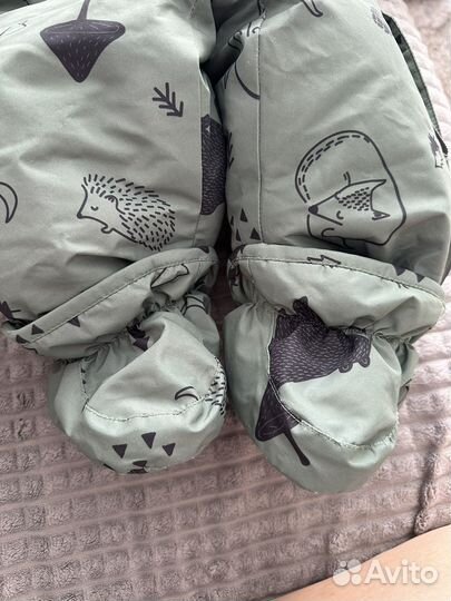 Зимний комбинезон для мальчика 62-68