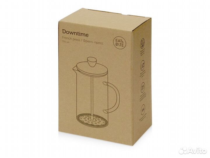 Френч-пресс с деревянной крышкой «Downtime»