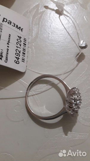 Серебряное кольцо 925 проба